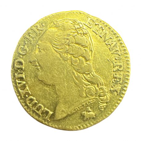 Louis XVI - Louis d'or à la tête nue - 1786 B Rouen - TTB+