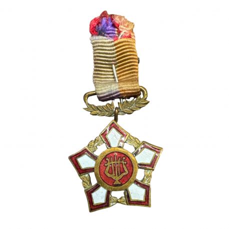 Médaille - Fédération musicale - taille réduction