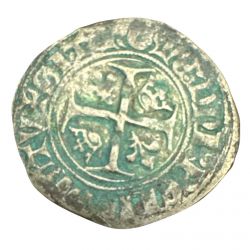 Charles VI - Blanc guénar - billon - B/TB