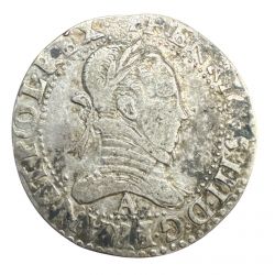 Henri III - Franc au col plat - 1582 A Paris - TB+