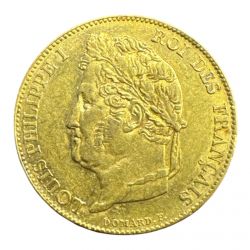 Louis philippe I - 20 Francs Or - 1848 A Paris - Tête laurée - TTB+