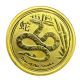 Australie - 15 Dollars 2013 - Année du serpent - or 3,135g 0,999 - 1/10 once or