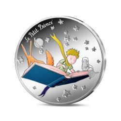 10 Euro 2026 - Petit Prince livre et renard - argent belle épreuve colorisée
