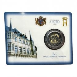 Luxembourg - 2 Euro 2020 coincard - bicentenaire de la naissance du prince Henri