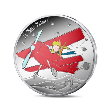 10 Euro 2026 - Petit Prince et l'avion - argent belle épreuve colorisée