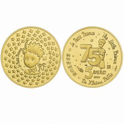 5 Euro 2021 - Le Petit Prince - Or 0,5g 0,999 - 5.000 ex