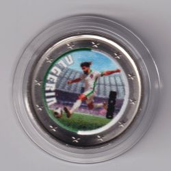 2 Euro - Algérie - coupe du monde Football 2026 - en couleur