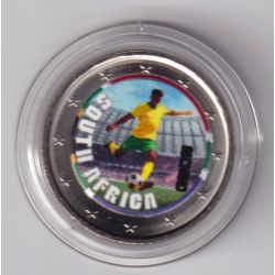 2 Euro - Afrique du sud - coupe du monde Football 2026 - en couleur