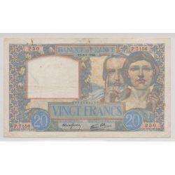 20 Francs Science et travail - 8.01.1942