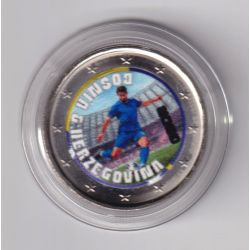 2 Euro - Bosnie-Herzégovine - coupe du monde Football 2026 - en couleur