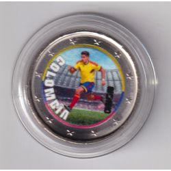 2 Euro - Colombie - coupe du monde Football 2026 - en couleur
