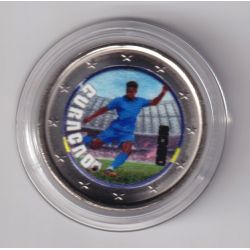 2 Euro - Curacao - coupe du monde Football 2026 - en couleur