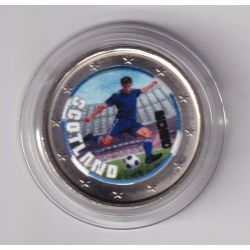 2 Euro - Ecosse - coupe du monde Football 2026 - en couleur