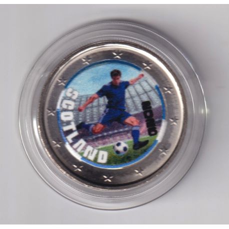 2 Euro - Ecosse - coupe du monde Football 2026 - en couleur