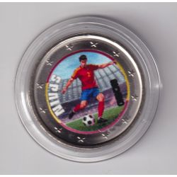 2 Euro - Espagne - coupe du monde Football 2026 - en couleur