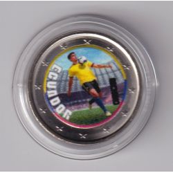 2 Euro - Equateur - coupe du monde Football 2026 - en couleur