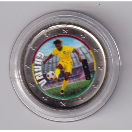 2 Euro - Ghana - coupe du monde Football 2026 - en couleur
