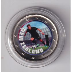 2 Euro - Nouvelle-Zélande - coupe du monde Football 2026 - en couleur