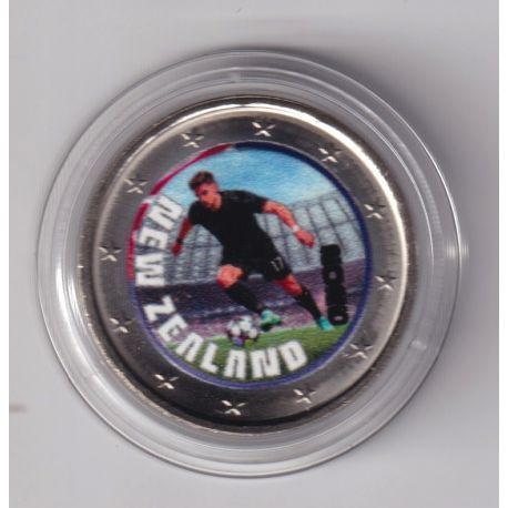 2 Euro - Nouvelle-Zélande - coupe du monde Football 2026 - en couleur
