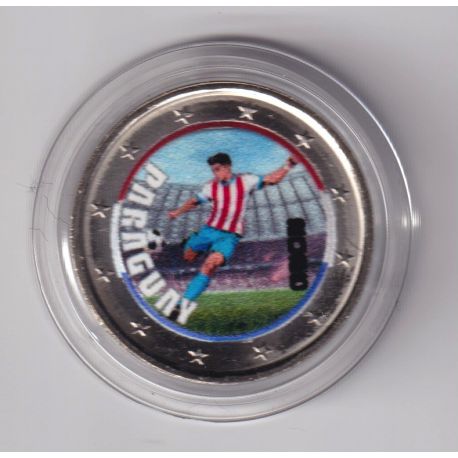 2 Euro - Paraguay - coupe du monde Football 2026 - en couleur