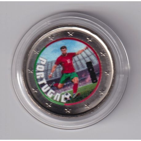 2 Euro - Portugal - coupe du monde Football 2026 - en couleur
