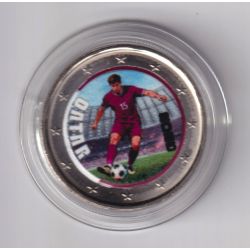 2 Euro - Quatar - coupe du monde Football 2026 - en couleur