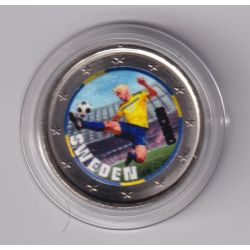 2 Euro - Suède - coupe du monde Football 2026 - en couleur