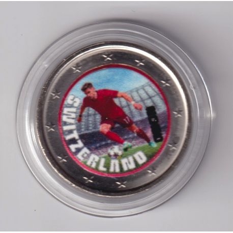 2 Euro - Suisse - coupe du monde Football 2026 - en couleur
