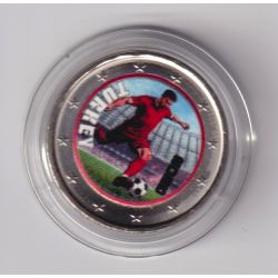 2 Euro - Turquie - coupe du monde Football 2026 - en couleur