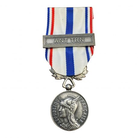Médaille - Anciens militaires  - agrafe ANT TRN - Ordonnance