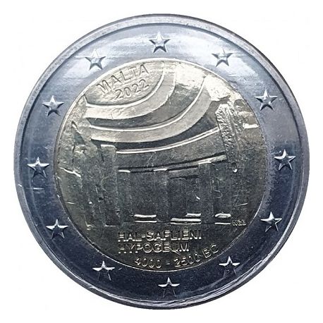 2 euro Malte 2022 - l'Hypogée de Hal Saflieni