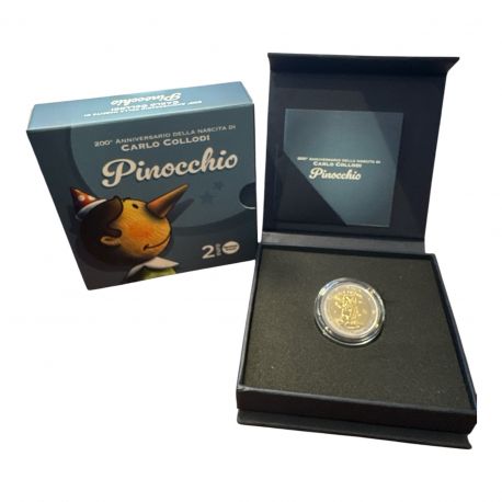 Italie - 2 Euro 2026 - Pinocchio - Reverse/Polissage Inversé