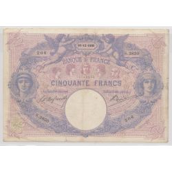 50 Francs Bleu et rose - 16.12.1905
