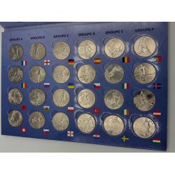 Livret album avec 25 Médailles - UEFA Euro 2016 - Monnaie de Paris