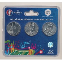 Médailles - UEFA Euro 2016 - Monnaie de Paris