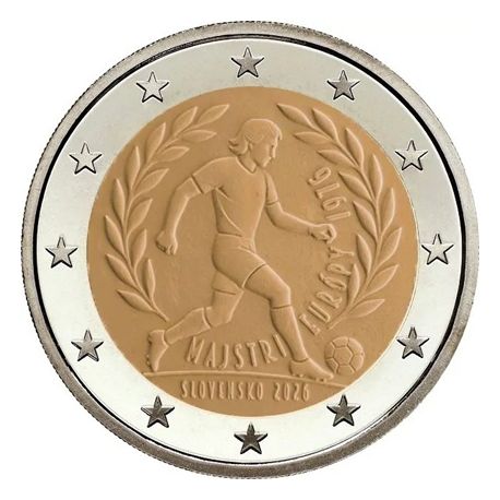 2€ Slovaquie 2026 - 50e anniversaire de la victoire de l'équipe tchécoslovaque de football au Championnat d'Europe 1976