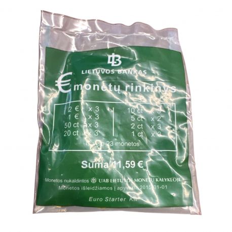 Lituanie - Starter kit euro - 2015