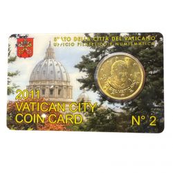 Coincard Vatican N°2 - 50 Cents 2011
