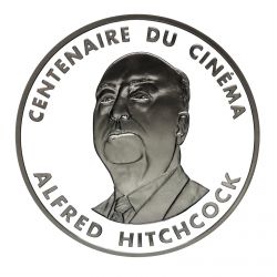 100 Francs 1995 - Alfred Hitchcock - Centenaire du cinéma - argent belle épreuve