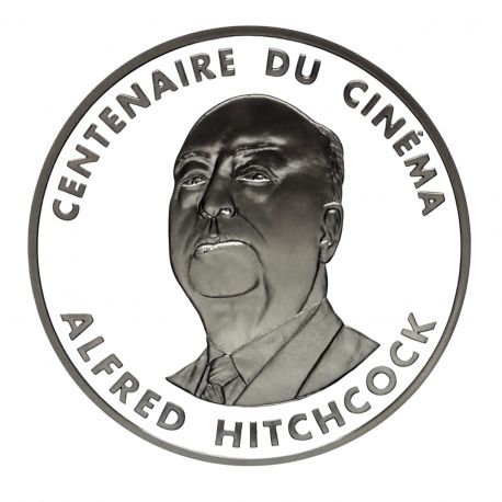 100 Francs 1995 - Alfred Hitchcock - Centenaire du cinéma - argent belle épreuve