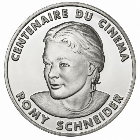 100 Francs 1995 - Romy Schneider - Centenaire du cinéma - argent belle épreuve