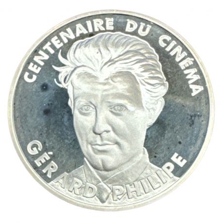 100 Francs 1995 - Gérard Philippe - Centenaire du cinéma - argent belle épreuve