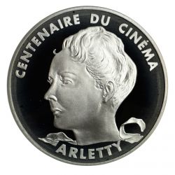 100 Francs 1995 - Arletty - Centenaire du cinéma - argent belle épreuve