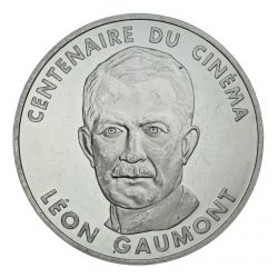 100 Francs 1995 - Léon Gaumont - Centenaire du cinéma - argent belle épreuve