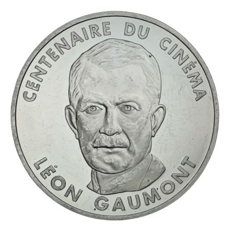100 Francs 1995 - Léon Gaumont - Centenaire du cinéma - argent belle épreuve
