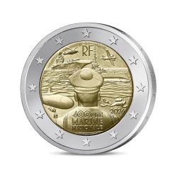 2 Euro 2026 - 400 ans de la marine nationale - brillant universel - en coincard