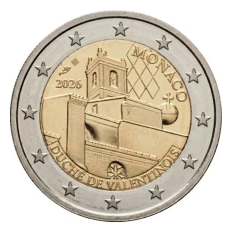 Monaco - 2 Euro 2026 - Duche de Valentinois - Belle épreuve