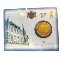 Luxembourg - 2 Euro 2026 coincard - 40e anniversaire de l’attribution du Prix International Charlemagne au Peuple Luxembourgeois