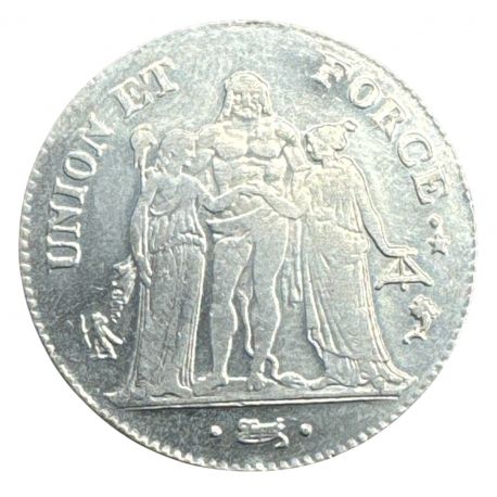 Médaille/Refrappe - 5 Francs Union et Force - AN 4 A - 32mm - Monnaie de Paris
