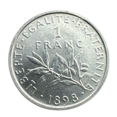 Médaille/Refrappe - 1 Franc Semeuse - 1898 - 32mm - Monnaie de Paris